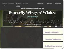 Tablet Screenshot of butterflyab.ca